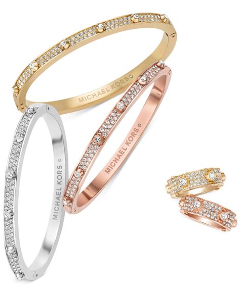 hinged bracelet extender rose gold michael kors|rose gold designer bracelets.